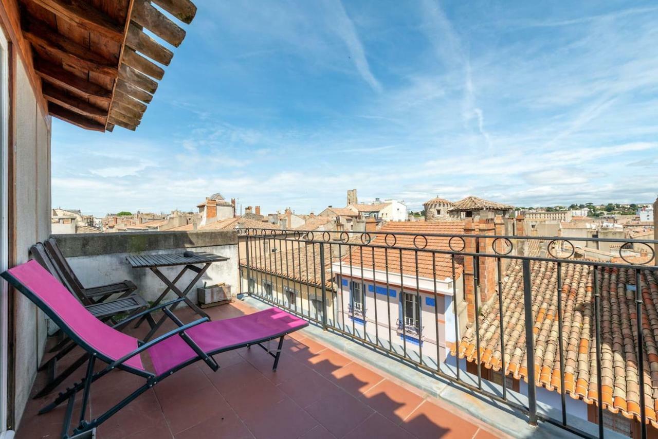 Les Cles De Laure - Wine Loft, Terrasse Et Vue Extraordinaire Sur La Cite Medievale Каркассон Экстерьер фото
