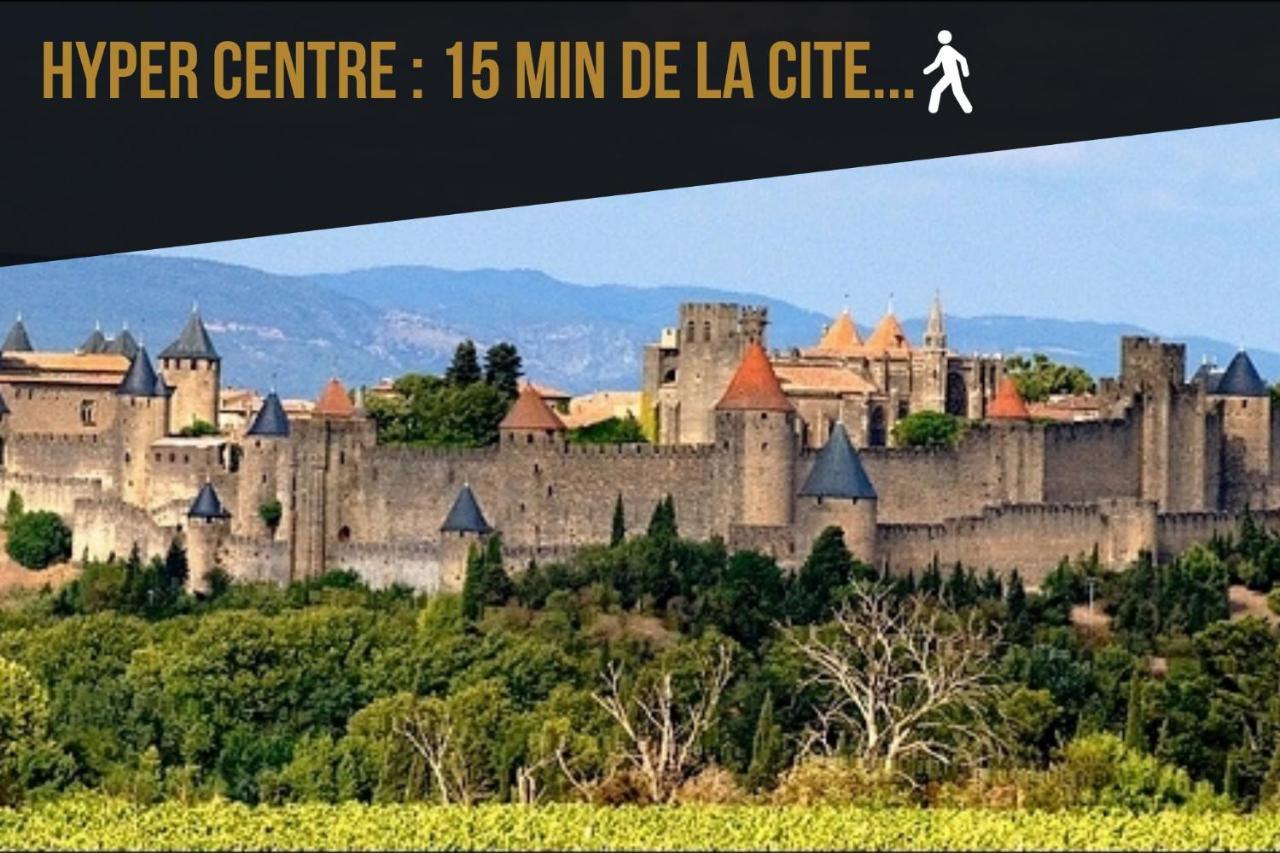 Les Cles De Laure - Wine Loft, Terrasse Et Vue Extraordinaire Sur La Cite Medievale Каркассон Экстерьер фото